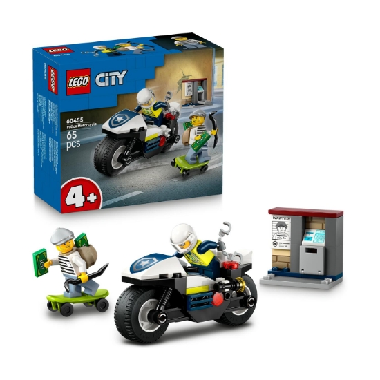 Picture of LEGO® City: Police Motorcycle Chase (60455)