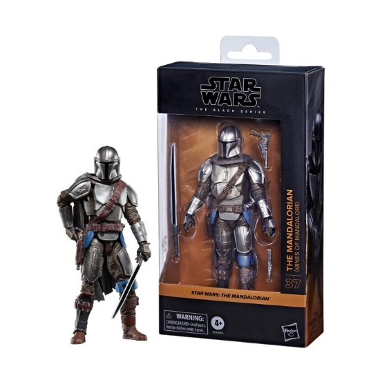 Picture of Hasbro Fans Star Wars The Black Series: The Mandalorian - The Mandalorian (Mines of Mandalore) #37 (15cm) Action Figure (G0365)