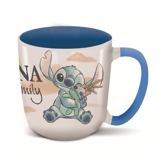 Picture of Stor Disney: Stitch & Angel Ohana Dnls - Young Adult Ceramic Elite Mug In Gift Box (385ml) (94722)