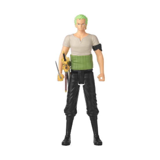 Picture of Bandai Anime Heroes Mega World Collectable: One Piece - Roronoa Zoro Action Figure (38332)