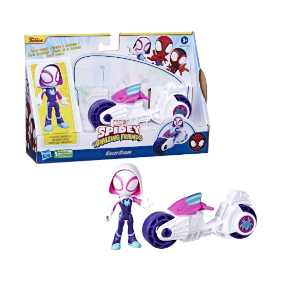 Picture of Hasbro Disney Marvel: Spidey And His Amazing Friends - Ghost-Spider Motorcycle (F7461)