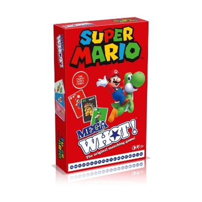 Picture of Winning Moves: Mega Whot - Super Mario (English Language) (WM04006-ML1-6)