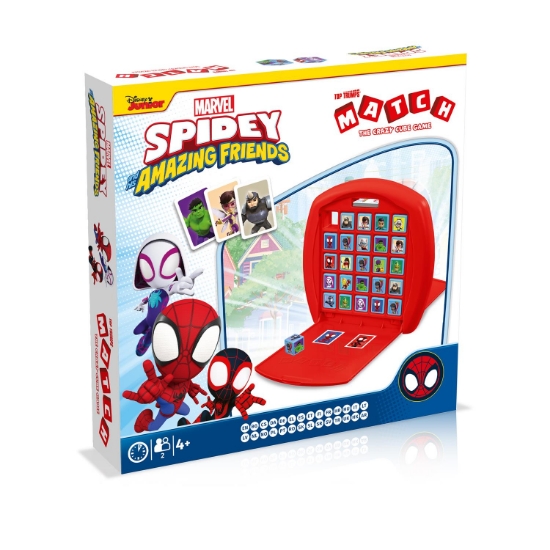 Picture of Winning Moves Top Trumps Match: Marvel - Spidey & His Amazing Friends Τhe Crazy Cube Game (English Language) (WM04798-ML1-6)