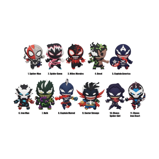 Picture of Monogram Marvel: Venom (Series2) (Blind Bag/Random) 3D Foam Bag Clips (68625)