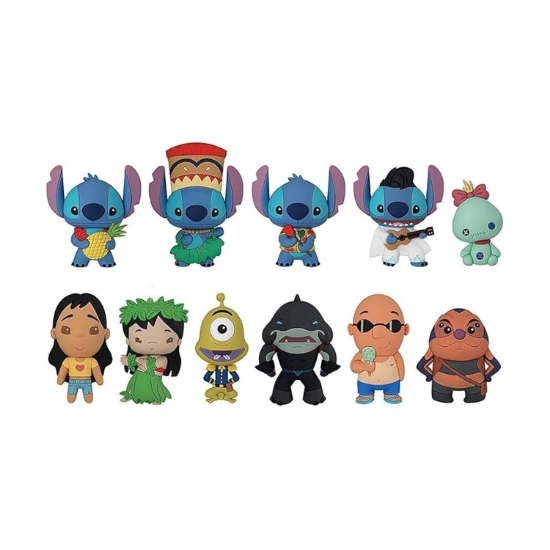 Picture of Monogram Disney: Stitch (Series2) (Blind Bag/Random) 3D Foam Bag Clips Figures (85185)