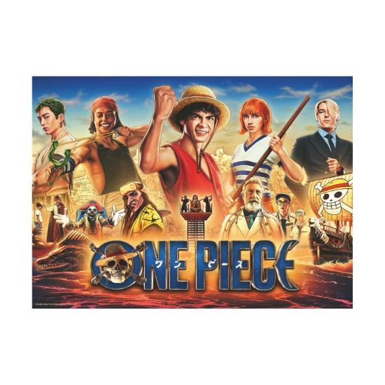Picture of Ravensburger Puzzle: One Piece - The Adventure of the Straw Hat Pirates (500 pcs) (12001499)
