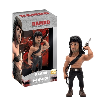 Picture of Minix Collectible Figurines Movies: Rambo The First Blood Part 2 - Rambo With Bow Figure 12 cm (MNXA1000)