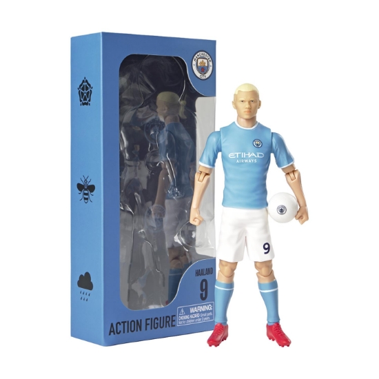 Picture of Banbo Toys: Manchester City Soccer - Erling Haaland Action Figure (20cm) (83323)