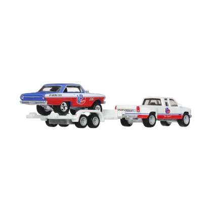 Picture of Mattel Hot Wheels: Premium Car Culture Team Transport - '63 Chevy Nova '88 Chevy Silverado 3500 VP Racing (HRV42)