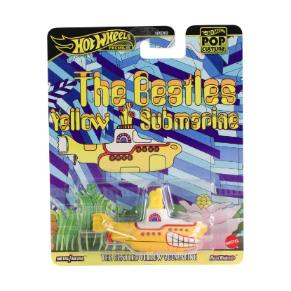 Picture of Mattel Hot Wheels Premium® Pop Culture: The Beatles - Yellow Submarine Vehicle (JBL74)