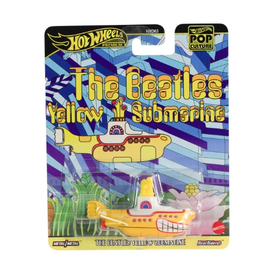 Picture of Mattel Hot Wheels Premium® Pop Culture: The Beatles - Yellow Submarine Vehicle (JBL74)