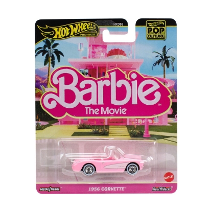 Picture of Mattel Hot Wheels Premium® Pop Culture: Barbie The Movie - 1956 Corvette Vehicle (JBL79)