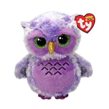 Picture of AS Beanie Boos: Owlivia The Purple Owl - Plush 15cm. (1607-37364)