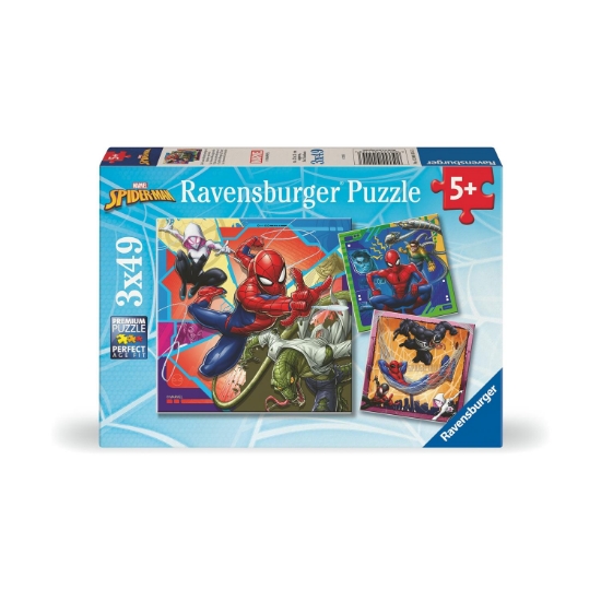 Picture of Ravensburger: Marvel Spiderman - Puzzle (3x49pcs) (12004115)
