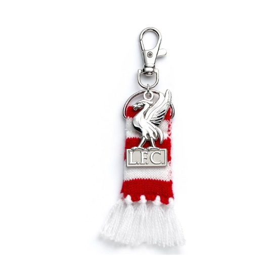 Picture of Carat Shop Liverpool FC - Red Scarf Liver bird Backpack Hanger (LFCBH002)