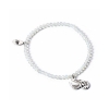 Picture of Carat Shop Harry Potter - Semi Precious Stone Bracelet with Sterling Silver Golden Snitch Charm (HPCR0584)