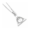 Picture of Carat Shop Harry Potter - Sterling Silver Deathly Hallows necklace with crystals (BHPSN002)