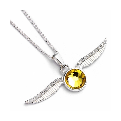 Picture of Carat Shop Harry Potter - Sterling Silver Golden Snitch Necklace with Crystals ( BHPSN004)