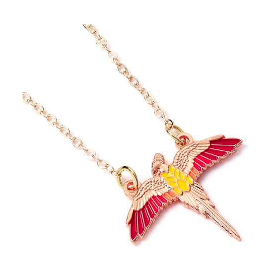 Picture of Carat Shop Harry Potter - Rose Gold Plated Fawkes Necklace (WN000113)