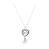 Picture of Carat Shop Barbie - Crystal Heart and Roller Skate Necklace (BMN00004)