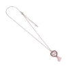 Picture of Carat Shop Barbie - Crystal Heart and Roller Skate Necklace (BMN00004)
