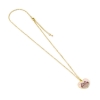 Picture of Carat Shop Pusheen - the Cat Pink and Gold Heart Necklace (PTCN0100)