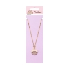 Picture of Carat Shop Pusheen - the Cat Pink and Gold Heart Necklace (PTCN0100)