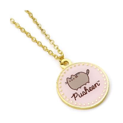 Picture of Carat Shop Pusheen - the Cat Pink name Necklace (PTCN0102)