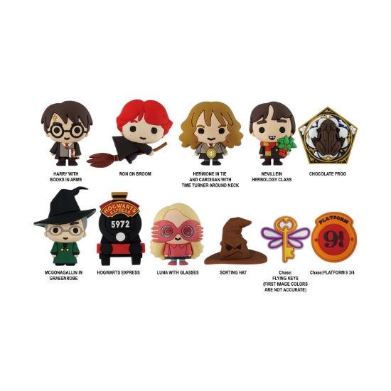 Picture of Monogram: Harry Potter (Series5) (Blind Bag/Random) 3D Foam Bag Clips Figures (48180)