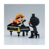 Picture of Banpresto World Collectable Figure Log Stories: One Piece - Monkey D.Luffy & Brook Statue (8cm) (29640)