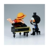 Picture of Banpresto World Collectable Figure Log Stories: One Piece - Monkey D.Luffy & Brook Statue (8cm) (29640)
