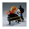 Picture of Banpresto World Collectable Figure Log Stories: One Piece - Monkey D.Luffy & Brook Statue (8cm) (29640)