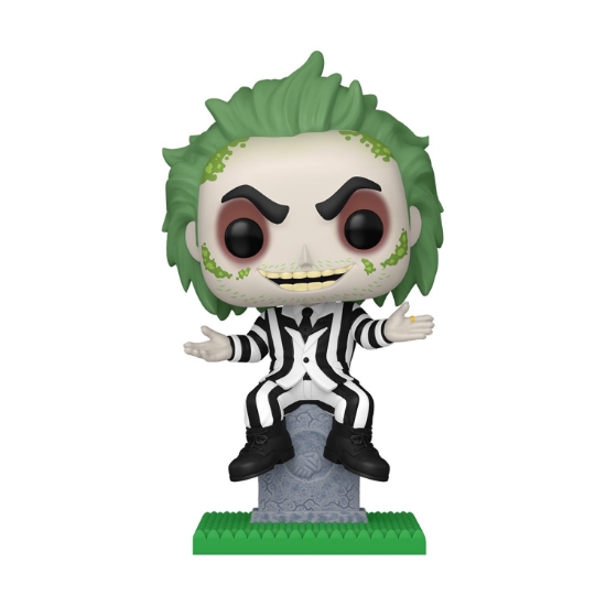 Picture of Funko Pop! Plus: Beetlejuice - Beetlejuice on Tombstone (Special Edition) (Glows in The Dark) #1757 Vinyl Figure