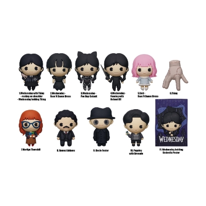 Picture of Monogram: Wednesday (Series2) (Blind Bag/Random) 3D Foam Bag Clips Figures (33055)