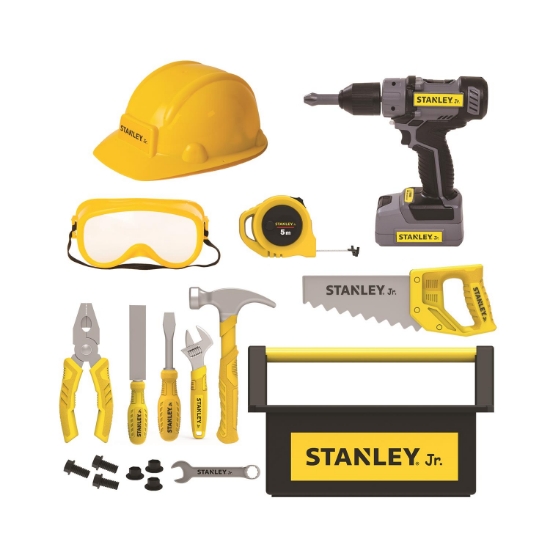 Picture of Stanley Jr. - Role Playing: Mega Toolbox Set with Power Drill (SRP024-SY)