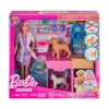 Picture of Mattel Barbie: You Can be Anything - Fast Cast Veterinarian Clinic Doll and Accessories (JFX93)