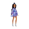 Picture of Mattel Barbie: Deluxe Style - Metallic Blue Dress with Brown Hair Doll (JFP42)