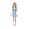 Picture of Mattel Barbie: Barbie Fashionistas Wavy Blonde Ponytail Wearing Blue Bow (HYT93)