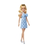 Picture of Mattel Barbie: Barbie Fashionistas Wavy Blonde Ponytail Wearing Blue Bow (HYT93)