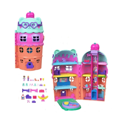 Picture of Mattel Polly Pocket: 1'' Polly Mini - Gelato House Playset (JFT91)