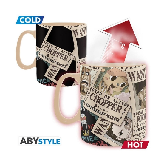 Picture of Abysse: One Piece - Wanted  Heat Change Mug (460ml) (ABYMUGA444)