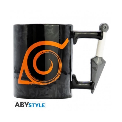 Picture of Abysse: Naruto Shippuden - Kunai Konoha  3D Handle Mug (460ml) (ABYMUGA095)