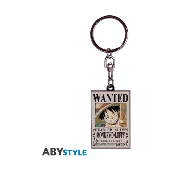 Picture of Abysse: One Piece - Wanted Luffy Keychain (ABYKEY390)