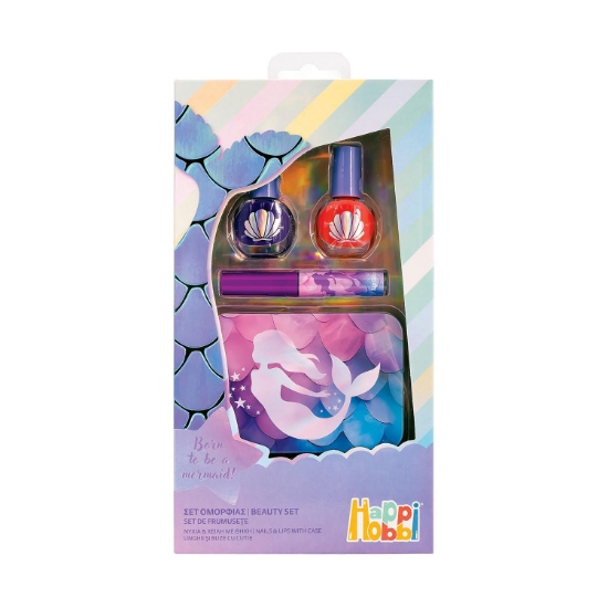 Picture of AS Happi Hobbi: Beauty Set - Born to be a Mermaid Nails & Lips with Case (1081-60003)