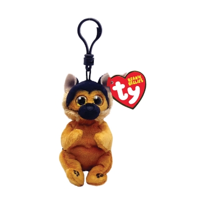 Picture of AS TY Beanie Bellies: Ace the German Shepherd Dog - Keychain Plush 8,5cm (1607-43110)