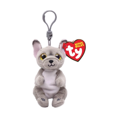 Picture of AS TY Beanie Bellies: Wilfred the Grey Dog - Keychain Plush 8,5cm (1607-43111)