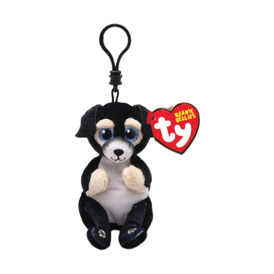 Picture of AS TY Beanie Bellies: Ranger the Black Dog - Keychain Plush 8,5cm (1607-43113)
