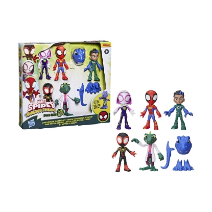 Picture of Hasbro Marvel: Spidey And His Amazing Friends Dino-Webs - Dino Heroes & Lizard Set (F9483)