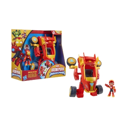 Picture of Hasbro Marvel: Iron Man And His Awesome Friends - Iron Man 2 in 1 Mech Suit & Vehicle - Figure & Vehicle (G1474)