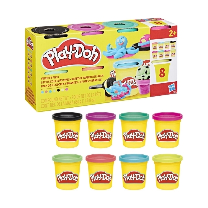 Picture of Hasbro Play-Doh: Doh & More - Vibrant 8 Pack (G0692)